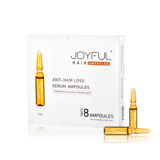 امبولات جويفل لعلاج تساقط الشعر وإنبات الفراغات | JOYFUL HAIR LOSS AMPOULES